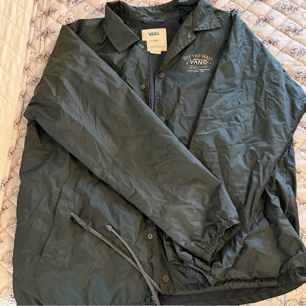 Vans Men's Dark Gray Windbreaker